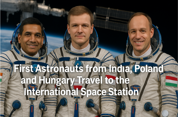 First Astronauts from India, Poland, and Hungary Travel to the International Space Station – A New Era in Global Space Exploration